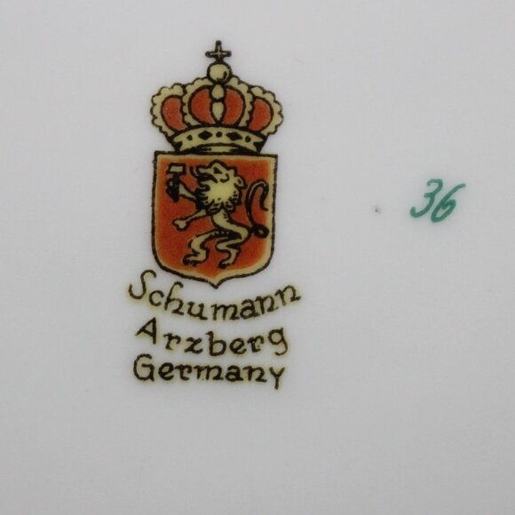 Schumann Arzberg Germany 1945 Pierced Lattice Gold - Picture 3 of 6